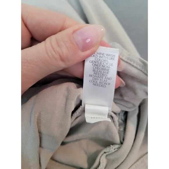 J. Jill Wearever Collection Tunic Top – XS – Taupe –3/4 Sleeve – High-Low Hem - Picture 8 of 11